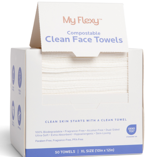 Compostable Clean Face Towels