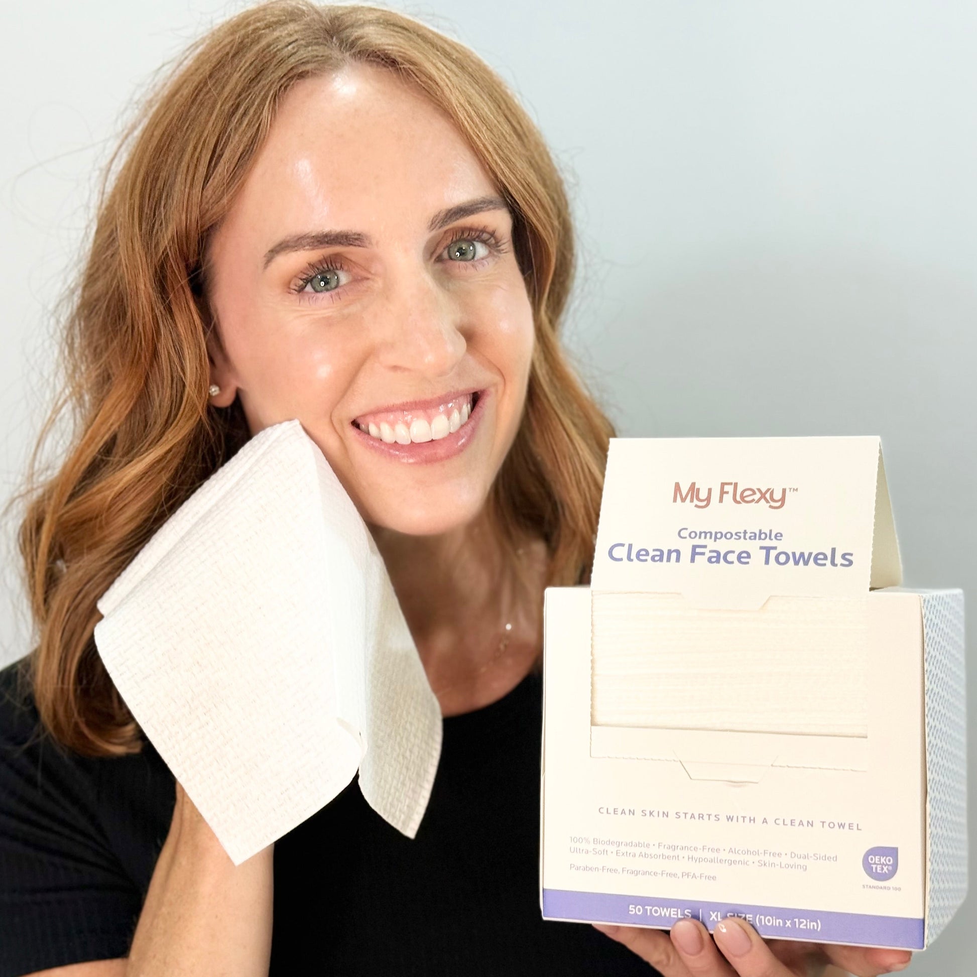 Compostable Clean Face Towels