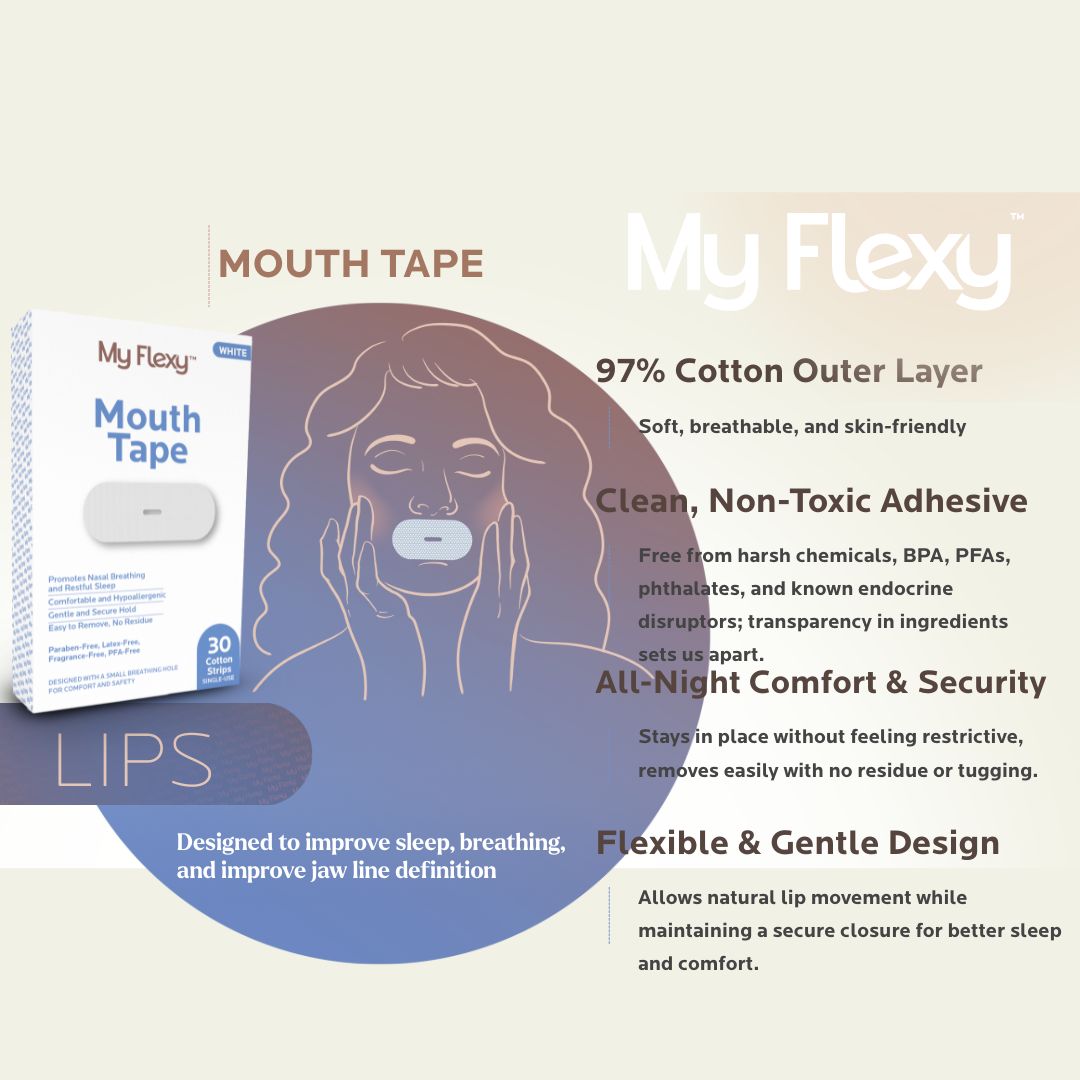 Mouth Tape - (White Oval)