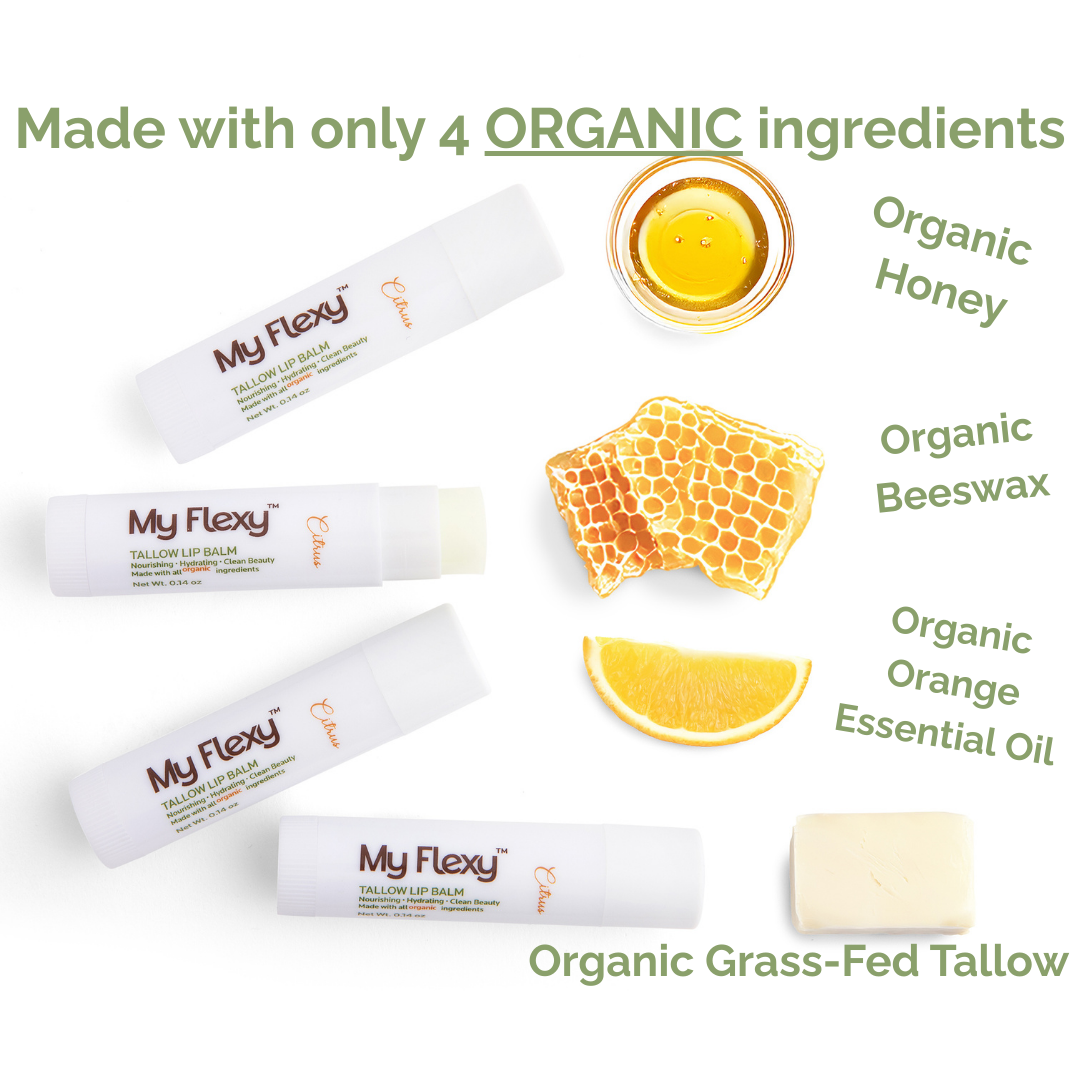 Tallow Lip Balm - 3 Pack