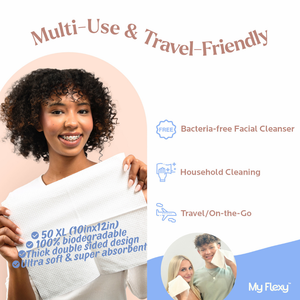 Compostable Clean Face Towels