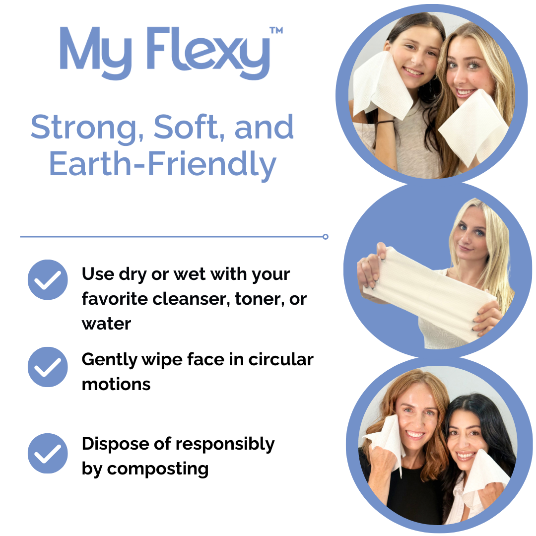 Compostable Clean Face Towels