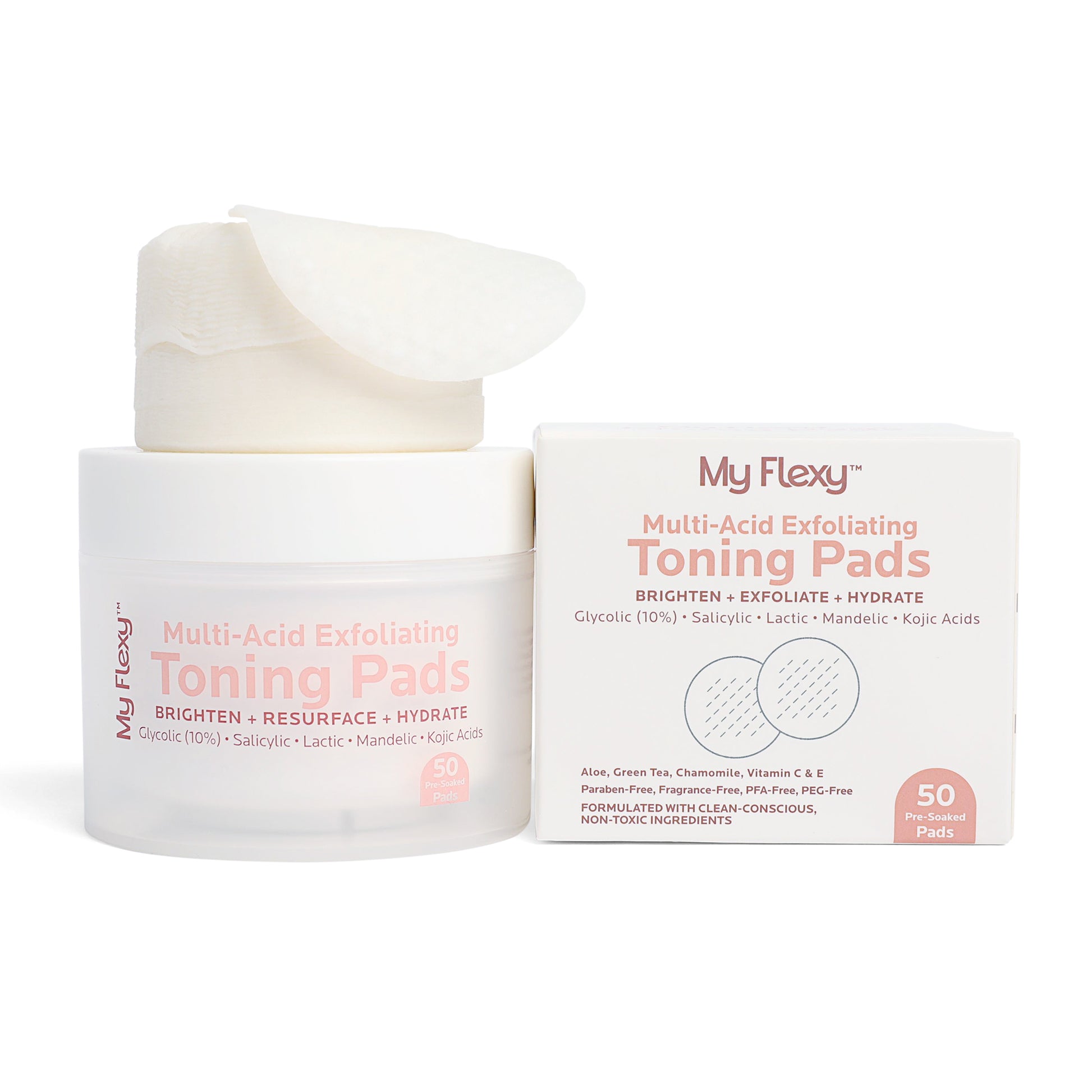 Multi-Acid Exfoliating Toning Pads