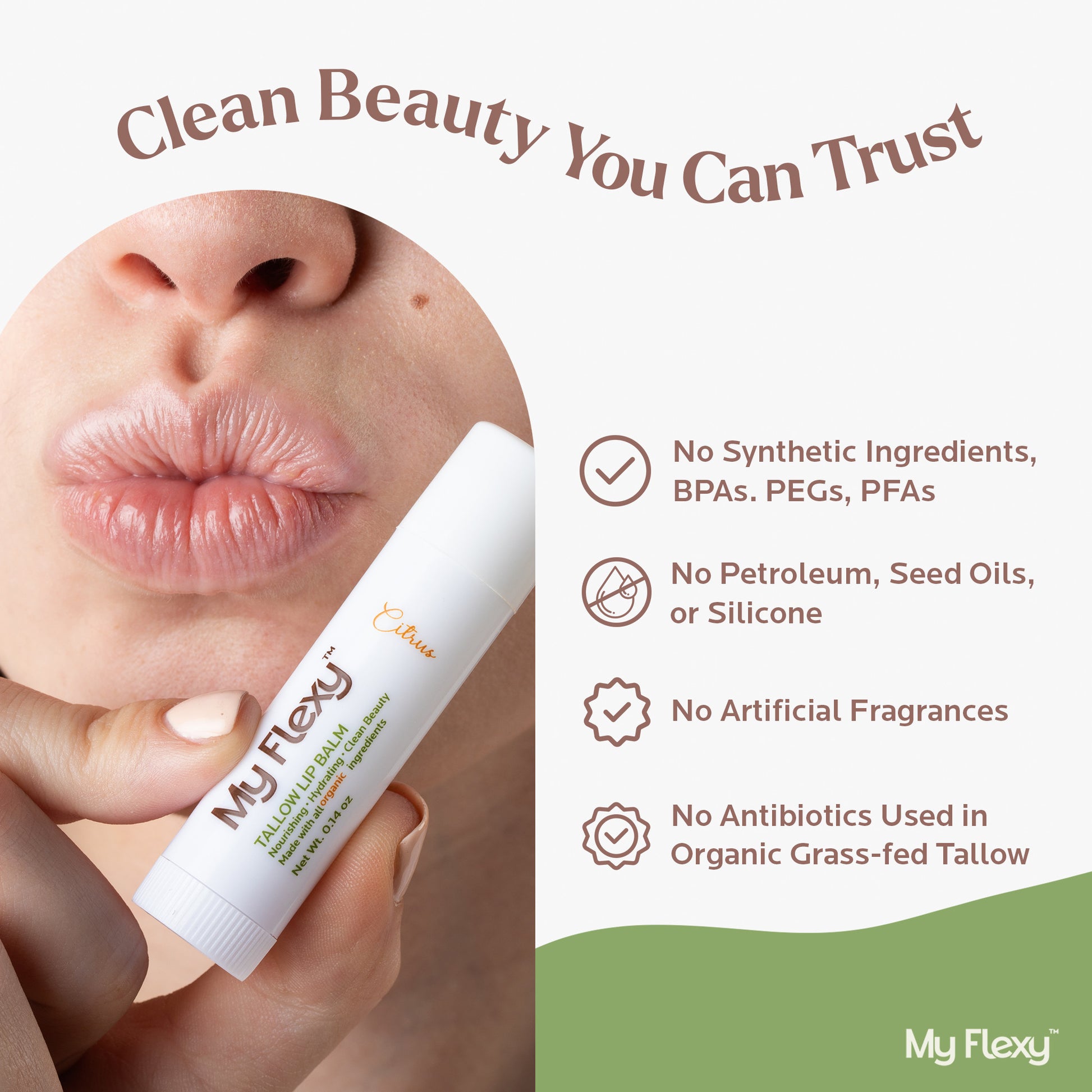 Tallow Lip Balm - 3 Pack