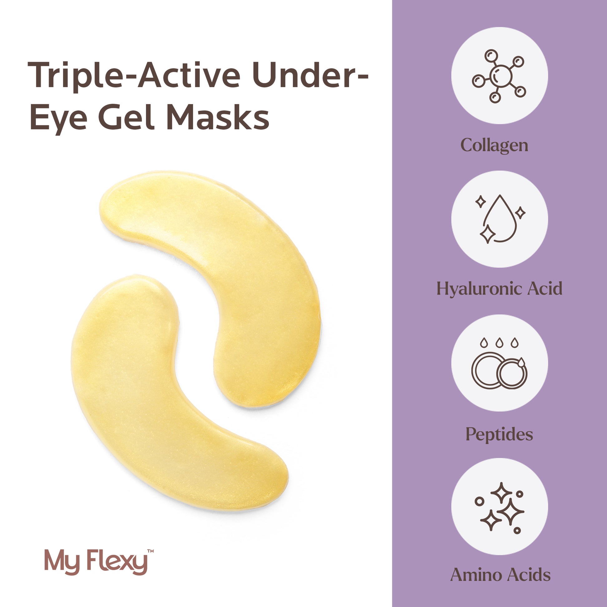 Triple-Active Under-Eye Gel Masks