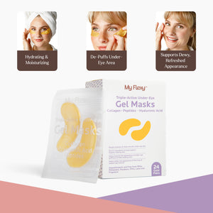 Triple-Active Under-Eye Gel Masks