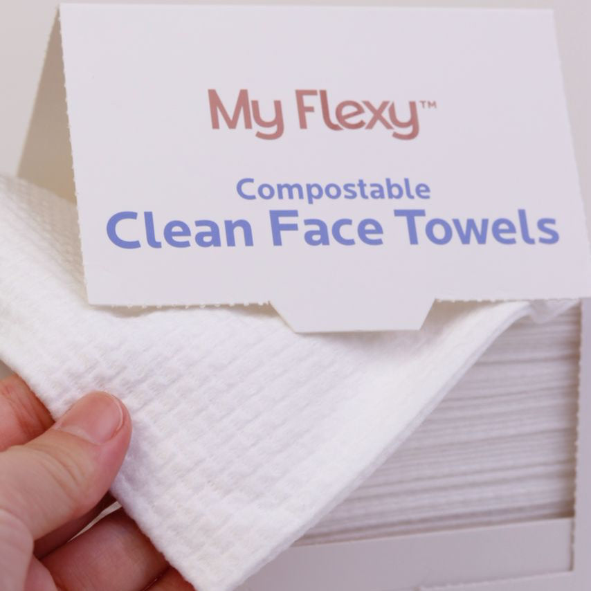 Compostable Clean Face Towels